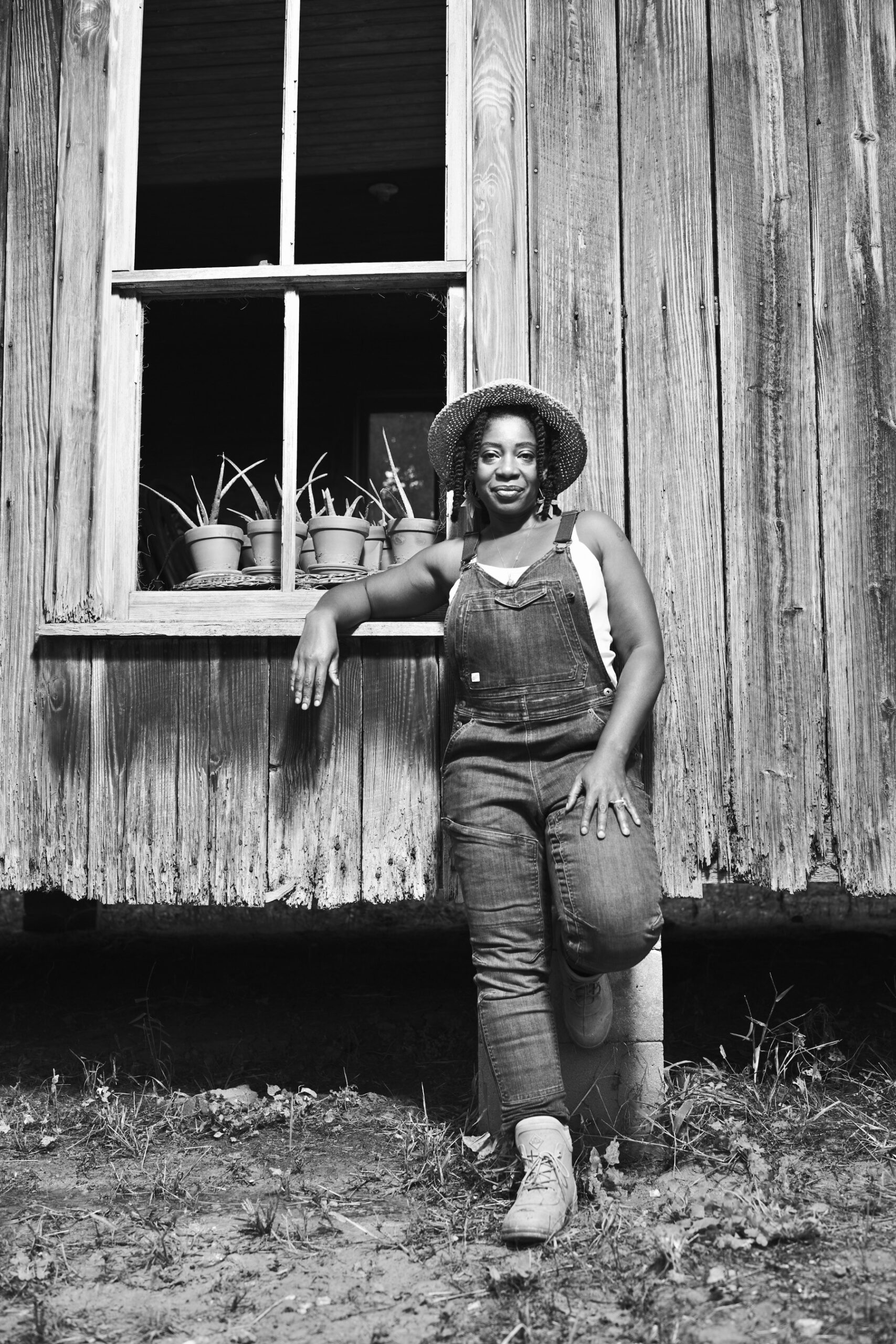 Clarenda Stanley, aka Farmer Cee, of <a href="https://www.greenheffafarms.com/">Green Heffa Farms</a> in Liberty, North Carolina.